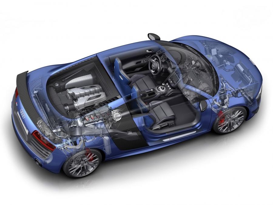 Схема Audi R8 LMX 2014 года  (фото 3 из 39)